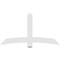 Ekena Millwork Bellingham Architectural Grade PVC Gable Bracket, 72"W x 39"H x 2"D x 6"F, 13/12 Pitch GBP072X39X0206BEL00 - alternate 5